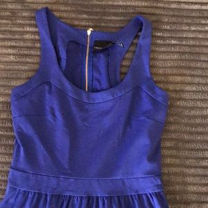 Cynthia Rowley navy blue casual cocktail dress